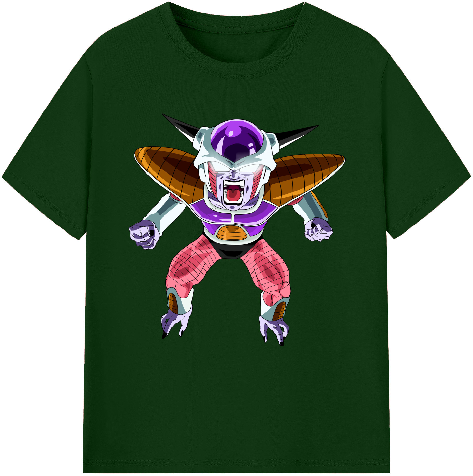 （画像用） ドラゴンボール フリーザ DRAGON BALL Frieza 綿100％半袖Tシャツ（フロントプリント）